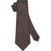 image:imageHISDERN Plaid Checkered Tie Handkerchief Woven Classic Formal Mens Necktie amp Pocket Square SetD1brown Plaid