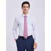 image:imageHISDERN Plaid Checkered Tie Handkerchief Woven Classic Formal Mens Necktie amp Pocket Square SetD1pink