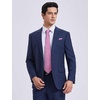 image:imageHISDERN Plaid Checkered Tie Handkerchief Woven Classic Formal Mens Necktie amp Pocket Square SetD1pink