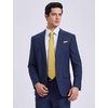 image:imageHISDERN Plaid Checkered Tie Handkerchief Woven Classic Formal Mens Necktie amp Pocket Square SetD1yellow