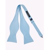 image:imageHISDERN Blue Dress Shirt for Men Long Sleeve with Matching Bow Tie and Handkerchief Set Classic