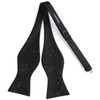 image:imageHISDERN Bow Ties for Men Black Floral Bowtie Self Tie amp Suspenders and Bow Tie Pocket Square Set Classic Formal Tuxedo Wedding Bowties