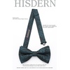 image:imageHISDERN Bow Ties for Men Pretied Bow Tie Set Paisley Classic Bowties and Pocket Square Cufflinks Set for Wedding Party1dark Blue