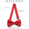 image:imageHISDERN Bow Ties for Men Pretied Bow Tie Set Paisley Classic Bowties and Pocket Square Cufflinks Set for Wedding Party2red2
