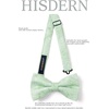 image:imageHISDERN Bow Ties for Men Pretied Bow Tie Set Paisley Classic Bowties and Pocket Square Cufflinks Set for Wedding Party3green3