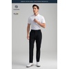 image:imageHISDERN Flex 301 Classic Fit Golf Pants Men 3032 Stretch Lightweight WaterResistant Quick Dry Commuter Dress SlacksBlack