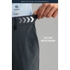 image:imageHISDERN Flex 301 Classic Fit Golf Pants Men 3032 Stretch Lightweight WaterResistant Quick Dry Commuter Dress SlacksIron Grey