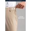 image:imageHISDERN Flex 301 Classic Fit Golf Pants Men 3032 Stretch Lightweight WaterResistant Quick Dry Commuter Dress SlacksKhaki