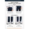 image:imageHISDERN Flex 301 Classic Fit Golf Pants Men 3032 Stretch Lightweight WaterResistant Quick Dry Commuter Dress SlacksNavy Blue