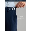 image:imageHISDERN Flex 301 Classic Fit Golf Pants Men 3032 Stretch Lightweight WaterResistant Quick Dry Commuter Dress SlacksNavy Blue