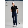 image:imageHISDERN Flex 301 Classic Fit Golf Pants Men 3032 Stretch Lightweight WaterResistant Quick Dry Commuter Dress SlacksNavy Blue