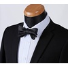 image:imageHISDERN Mens Black Suit Ves amp Self Tie Bow Ties Pocket Square Formal Business Wedding Vest and Bowtie