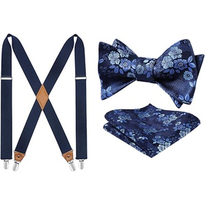 image:imageHISDERN Suspenders and Bow TIes for Men Wedding Party Business