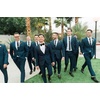 image:imageHISDERN Black Ties for Men Formal Business Silk Tie and Pocket Square Set