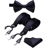 image:imageHISDERN Bow Tie and Suspenders for Men Mens Dress Shirts