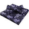 image:imageHISDERN Bow Ties amp Men Tie Set Paisley Floral Pretied Bowtie Pocket Square Set Mens Formal Bow Ties Wedding Party