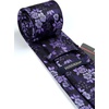 image:imageHISDERN Bow Ties amp Men Tie Set Paisley Floral Pretied Bowtie Pocket Square Set Mens Formal Bow Ties Wedding Party