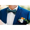 image:imageHISDERN Bow Ties for Men Solid Color Self Tie Bow Tie Pocket Square Set Classic Formal Satin Bowties for Tuxedo Wedding PartyA7teal