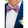 image:imageHISDERN Bow Ties for Men Solid Color Self Tie Bow Tie Pocket Square Set Classic Formal Satin Bowties for Tuxedo Wedding PartyK21purple