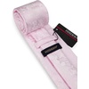 image:imageHISDERN Men Light Pink Ties PreTied Bowties Floral Classic Bowties for Men Wedding Party