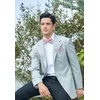 image:imageHISDERN Men Light Pink Ties PreTied Bowties Floral Classic Bowties for Men Wedding Party