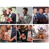image:imageHISDERN Men Light Pink Ties PreTied Bowties Floral Classic Bowties for Men Wedding Party