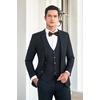 image:imageHISDERN Mens Bow Ties Solid Color Pre Tied Bowtie and Pocket Square Set Classic Formal Tuxedo Bowties for Wedding PartyXbrown 2