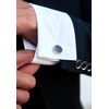 image:imageHISDERN Mens Plaid Bow Tie Set Pocket Square and Cufflinks Bowtie  Pretied Bowties Design for Easy WearCheck PatternMatching Handkerchief Cuff Link3PCS Set Wedding Formal Party Groom PromBlue5