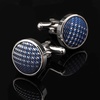 image:imageHISDERN Mens Plaid Bow Tie Set Pocket Square and Cufflinks Bowtie  Pretied Bowties Design for Easy WearCheck PatternMatching Handkerchief Cuff Link3PCS Set Wedding Formal Party Groom PromBlue