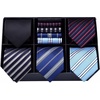 image:imageHISDERN Mens Ties and Pocket Square Set