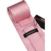 image:imageHISDERN Pink Mens Bowtie Pocket Square Silk Neck Ties for Men Handkerchief Set