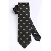 image:imageHISDERN Ties For Men Funny Holiday Mens Ties Handkerchief Animal Mens Neckties Silk Tie Pocket Square Set Business PartyBlackdinosaur