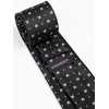 image:imageHISDERN Ties For Men Funny Holiday Mens Ties Handkerchief Animal Mens Neckties Silk Tie Pocket Square Set Business PartyBlackfrench Bulldog
