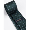 image:imageHISDERN Ties For Men Funny Holiday Mens Ties Handkerchief Animal Mens Neckties Silk Tie Pocket Square Set Business PartyGreenfrench Bulldog