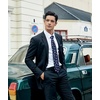 image:imageHISDERN Ties For Men Funny Holiday Mens Ties Handkerchief Animal Mens Neckties Silk Tie Pocket Square Set Business PartyNavy Blueelephant2