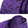image:imageHISDERN Ties For Men Funny Holiday Mens Ties Handkerchief Animal Mens Neckties Silk Tie Pocket Square Set Business PartyPurplebat