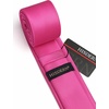 image:imageHISDERN Ties for Men Solid Color 217 Skinny Tie Formal Business Neckties Silk Classic Woven Satin Wedding NecktieA1hot Pink2
