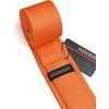 image:imageHISDERN Ties for Men Solid Color 217 Skinny Tie Formal Business Neckties Silk Classic Woven Satin Wedding NecktieC1orange