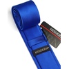 image:imageHISDERN Ties for Men Solid Color 217 Skinny Tie Formal Business Neckties Silk Classic Woven Satin Wedding NecktieD4royal Blue