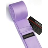 image:imageHISDERN Ties for Men Solid Color 217 Skinny Tie Formal Business Neckties Silk Classic Woven Satin Wedding NecktiePurple