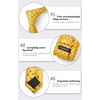 image:imageHISDERN Yellow Ties for Men Classic Silk Ties and Pocket Square Formal Business Polka Dot Necktie Handkerchief Set Wedding Party Prom Suit Neckties