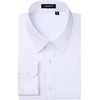 image:imageMens Bow Tie Pocket Square Set Dress Shirts Long Sleeve Button Down Shirts for Casual Formal Business Wedding