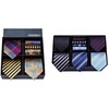 image:imageHISDERN Mens Ties and Pocket Square Set