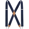 image:imageHISDERN Suspenders for Men Oxford Business Casual Formal Collared Shirt
