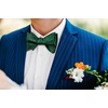 image:imageHISDERN Mens Bow Ties Self Tie Woven Satin Pocket Squares Set Formal Tuxedo Floral Paisley Bowties for Wedding Party PromGreen Paisley5