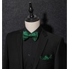 image:imageHISDERN Mens Bow Ties Self Tie Woven Satin Pocket Squares Set Formal Tuxedo Floral Paisley Bowties for Wedding Party PromGreen Paisley5