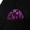 image:imageHISDERN Mens Bow Ties Self Tie Woven Satin Pocket Squares Set Formal Tuxedo Floral Paisley Bowties for Wedding Party PromPurple Paisley4