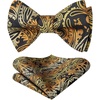 Gold  Black- Paisley