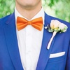 image:imageHISDERN Bow Ties for Men Orange Color Pre Tied Bow Tie and Pocket Square Classic Adjustable Clip on Bowties Handkerchief Set for Wedding Business Party