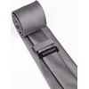 image:imageHISDERN Mens Solid Ties Formal Business Woven Tie and Pocket Square Cufflinks Set Classic Silk Satin Necktie WeddingDgrey